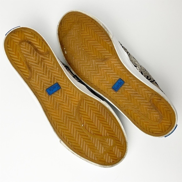 Keds Snake Print Slip-On Sneakers 8 neutral natural reptile Dream Foam shoes - Picture 10 of 11